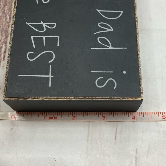 Francesca’s Dad Is The Best Box Sign Black & White - Picture 10 of 12